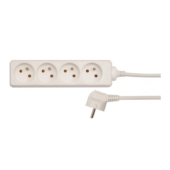 Vorel Przedłużacz elektryczny z uziemieniem 4 gniazda 5m 72509 3018244 5906083725098