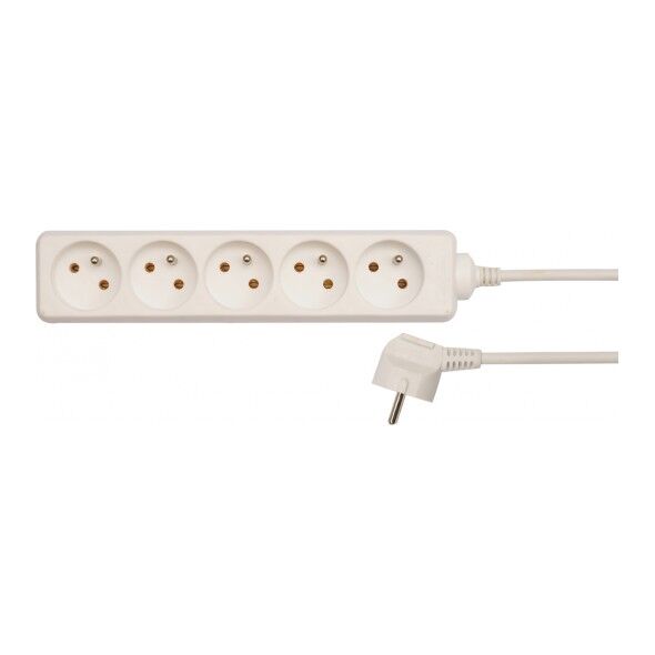 Vorel Przedłużacz elektryczny z uziemieniem 5 gniazd 5m 72510 3018245 5906083725104