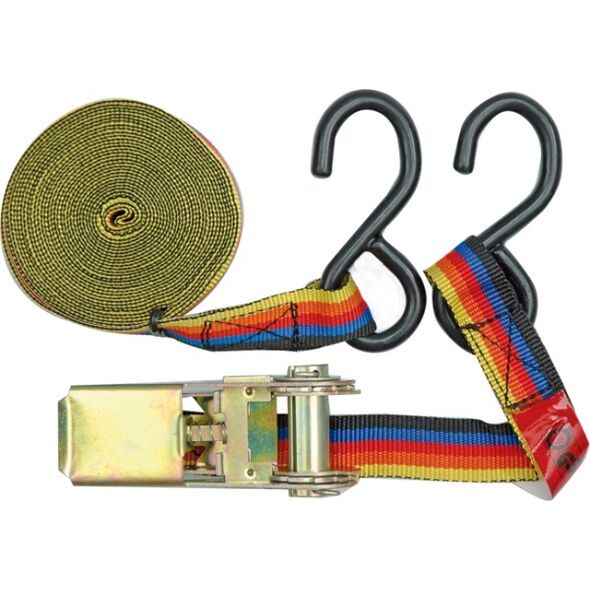 Vorel Taśma do bagażu z klamrą i hakiem 25mmx5m 82351 3019168 5906083823510
