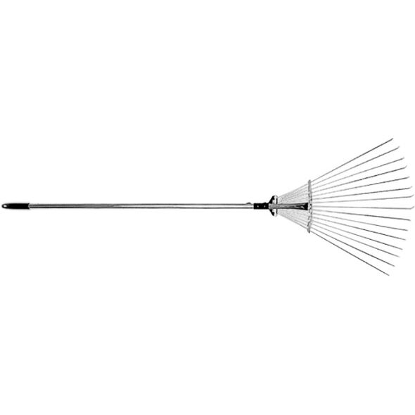 Flo Grabie do liści metalowe regulowane 53 cm z trzonkiem metalowym 99400 3019809 5906083994005