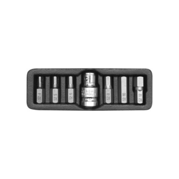 Yato Końcówki wkrętakowe Hex H4-H-12x30mm 7szt. (YT-0412) 3021580 5906083904127