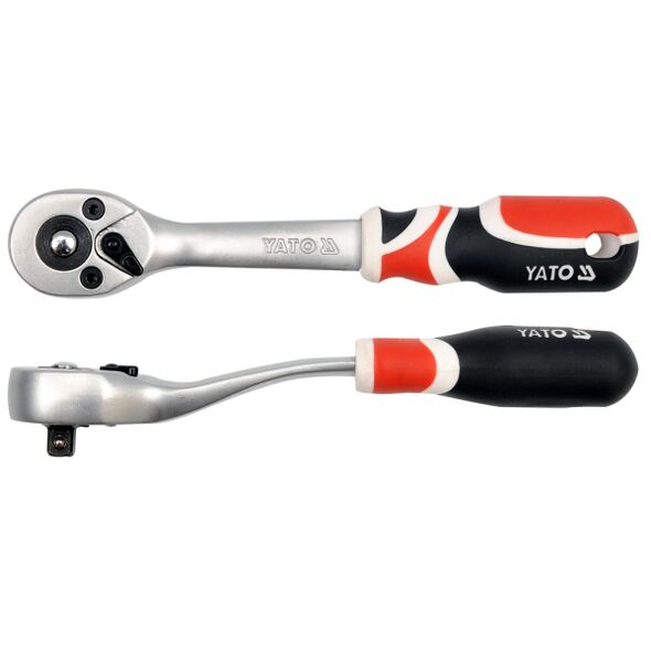 Yato Grzechotka standardowa odgięta 1/4" 155mm (YT-0730) 3033536 5906083907302