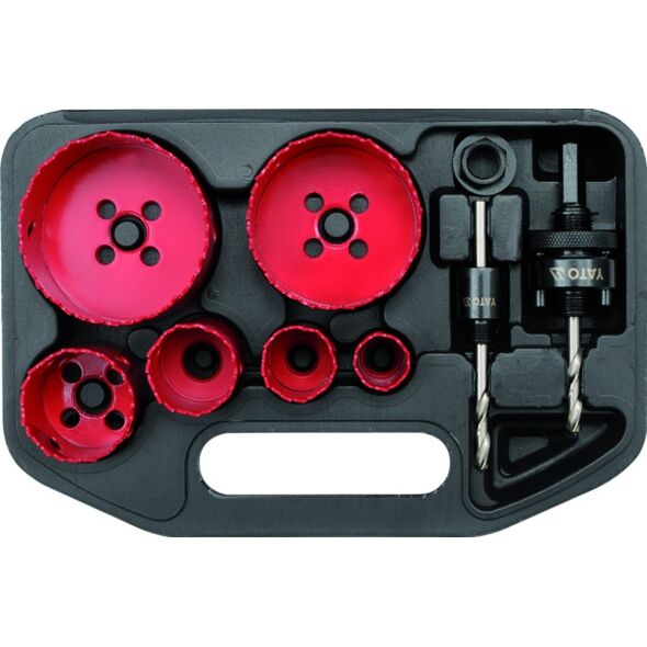 Yato Zestaw otwornic dla elektryków 22-73mm 8 części YT-3380 3033804 5906083933806