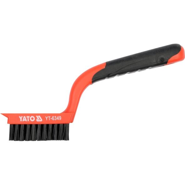 Yato Szczotka nylonowa 5-rzędowa rękojeść plastikowa 180mm YT-6349 3037981 5906083963490