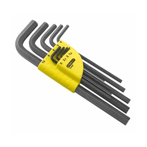 Stanley Zestaw kluczy imbusowych hex typ L 1,5-10mm 9szt. (13-947) 3041702 3253561139475