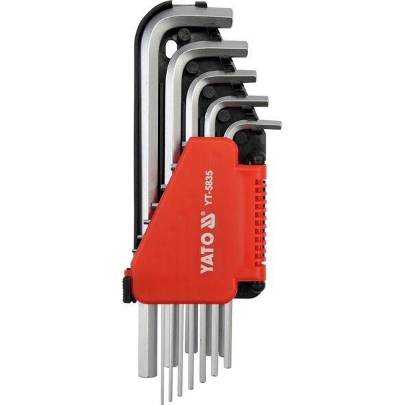 Yato Zestaw kluczy imbusowych hex typ L 1/16-3/8" 12szt. (YT-5835) 3043738 5906083958359
