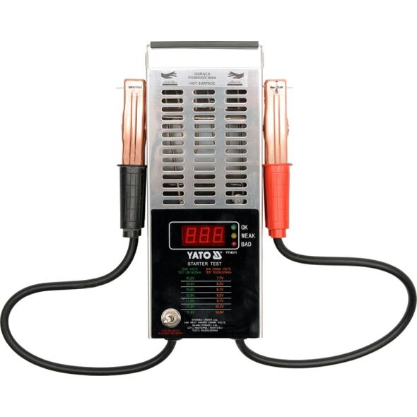 Yato Tester akumulatorów cyfrowy 12V 150-1400A (YT-8311) 3047073 5906083983115