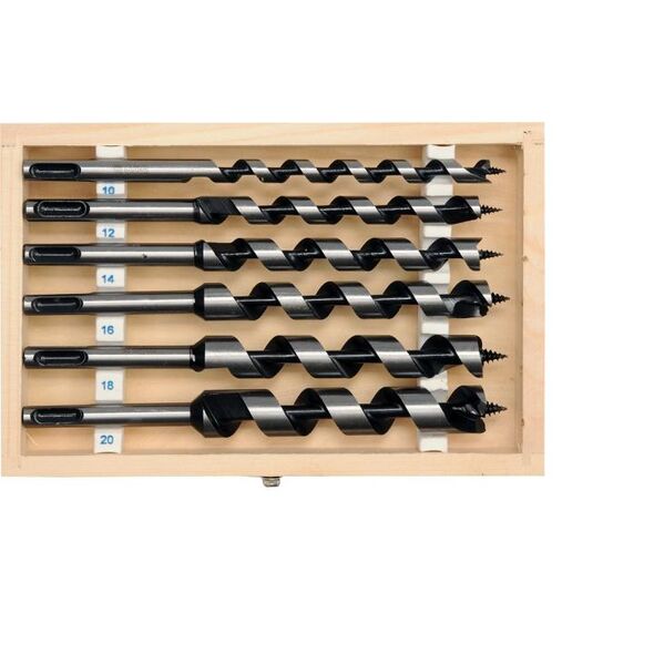 Wiertło Yato do drewna spiralne SDS+ 10 12 14 16 18 20mm zestaw (YT-3300) 3052004 5906083933004