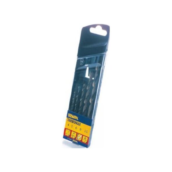 Wiertło Irwin do metalu HSS walcowe 4 5 6 10 8mm zestaw (10502234) 3053330 5709131266167
