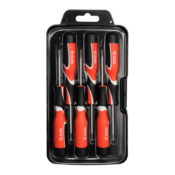 Yato Wkrętaki precyzyjne kpl. 6sztuk: torx T5,T6,T7,T8, T9,T10 (YT-25862) 3058439 5906083258626