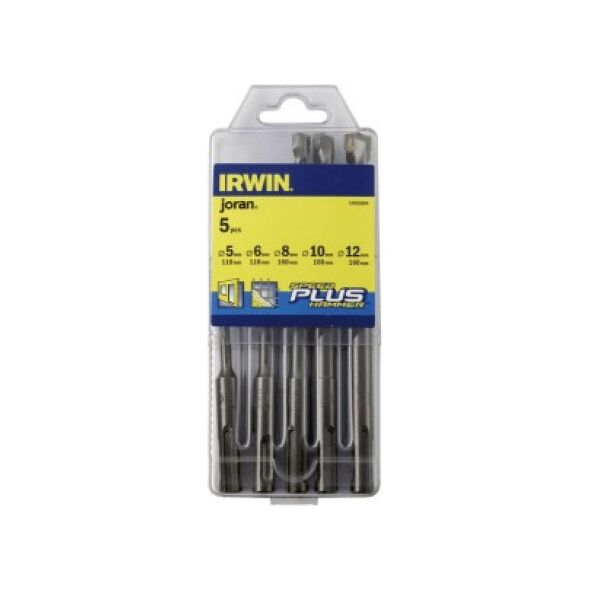 Wiertło Irwin do betonu SDS+ 5 6 10 12 8mm zestaw (10502089) 3073529 5709131268871