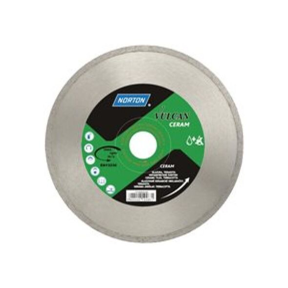 Norton Clipper Tarcza diamentowa ciągła VULCAN CERAM 230x22,2mm 70184625184 3080878 5900442045865