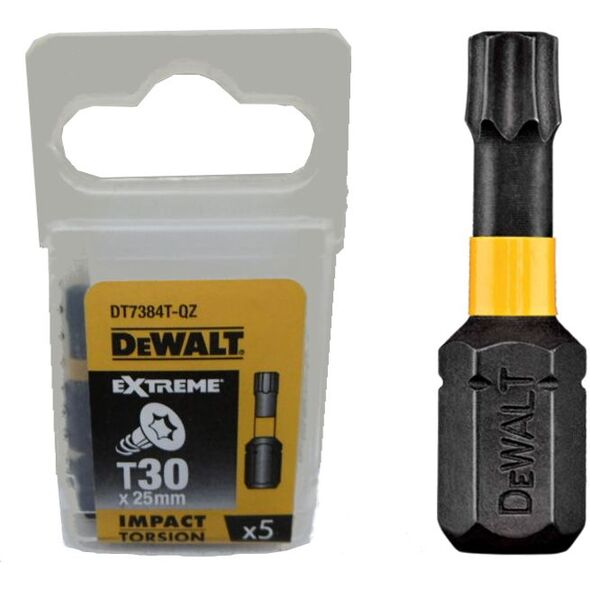 Dewalt Udarowe końcówki wkrętarskie 5szt (DT7384T-QZ) 3096166 5035048089286