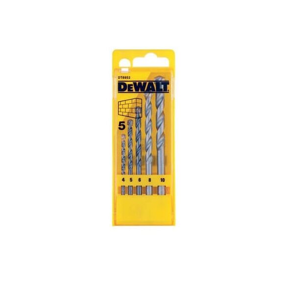 Wiertło Dewalt do betonu walcowe 4 5 6 10 8mm zestaw (DT6952-QZ) 3098441 5011402373413