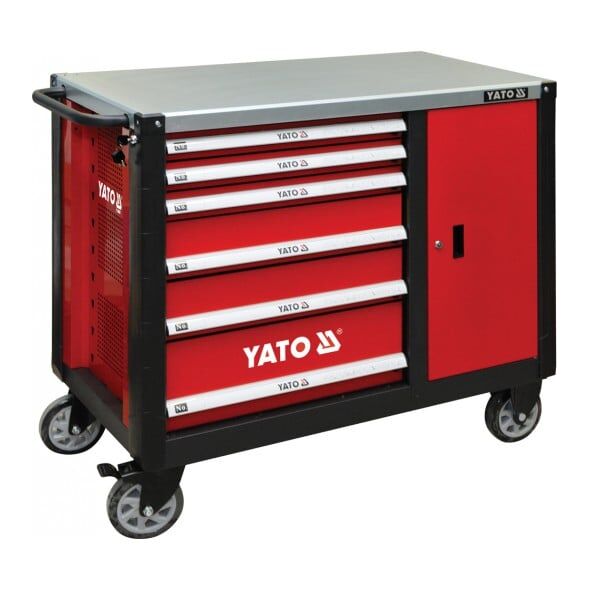 Wózek narzędziowy Yato 2 półki 6 szuflad  (YT-09002) 3096724 5906083090028