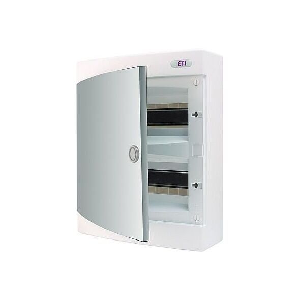 Eti-Polam Rozdzielnica natynkowa ECT2x18PO-s 2x18M IP40 drzwi białe (001101086) 3106925 3838895616993