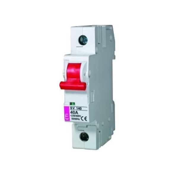Eti-Polam Rozłącznik modułowy SV 140 40A 1P - 002423123 3111790 5904722937284