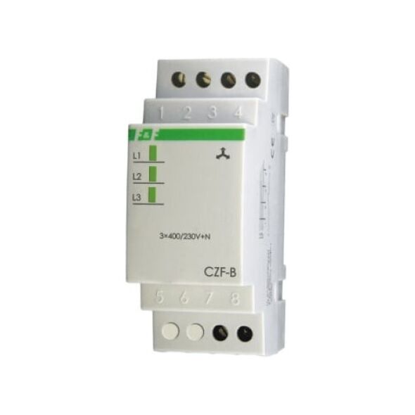 F&F Przekaźnik zaniku i asymetrii faz 10A 1Z 4sek 55V CZF-B 3118697 5908312593041