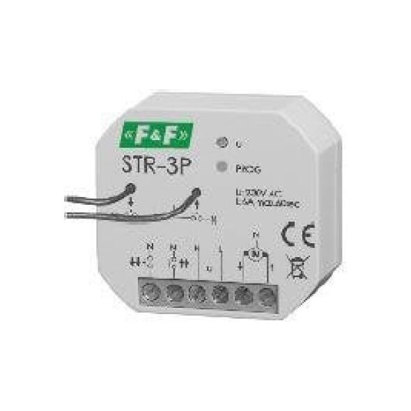 F&F Sterownik rolet do silników 230V AC STR-3P 3118766 5908312597834