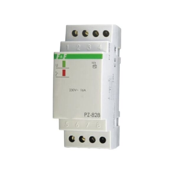 F&F Przekaźnik kontroli poziomu cieczy 16A 1P 1-100kOhm PZ-828 3118702 5908312595601