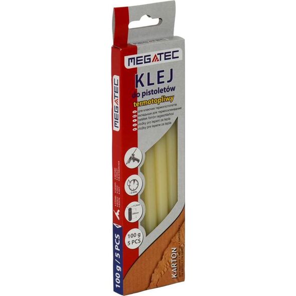 Wkłady klejowe Megatec do metalu 11 mm x 200 mm żółte 5 szt. 0.1 kg Termik (BN1921 240 ME Z) 3136179 5904910192105