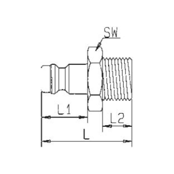 RECTUS Szybkozłącze 1/2"  (12157) 3151223 5905255409408