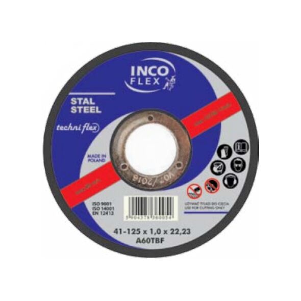 Inco Flex Tarcza płaska do przecinania A24RBF 350x3,5x32mm (M41-350-3,5-32A24R) 3158074 5904378360191