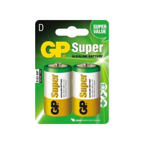 GP Bateria Super D / R20 2 szt. 3134833 4891199220142