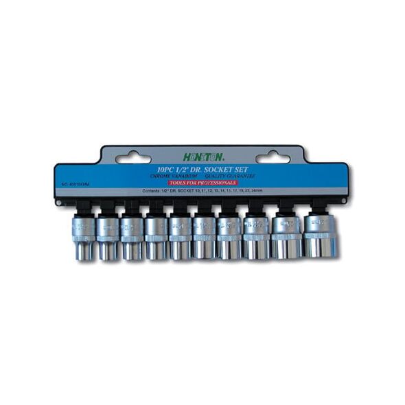 Honiton Zestaw nasadek 6-kątnych 1/2" 10-24mm 10szt. (H4010) 3132779 5900774540106
