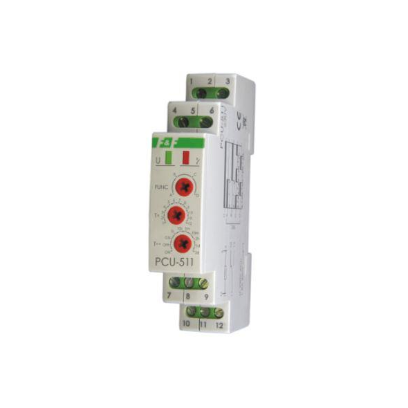 F&F Przekaźnik czasowy 230V 24V AC/DC - PCU-511 DUO 3167400 5908312592495