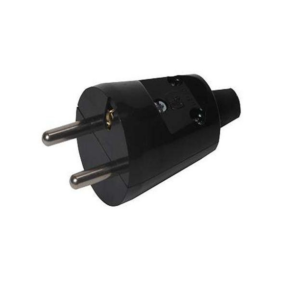 Opal Wtyczka prosta rozbieralna WT-30 2P+Z 16A czarna 3168635 5906197305193