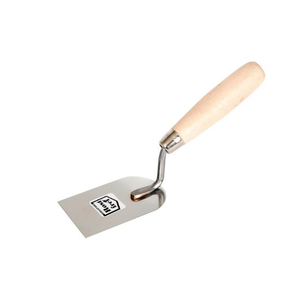 AWTools Kielnia sztukatorska nierdzewna łopatkowa 60mm uchwyt drewniany AW30248 3172850 5902198742630