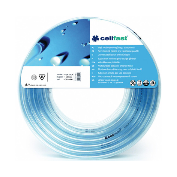 Cellfast Wąż niezbrojony ogólnego stosowania na stojak 12 x 2mm 50m (20-665) 3176162 5901828858130