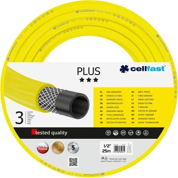 Cellfast Wąż ogrodowy Plus 1/2" 70m 3186925 5901828857805