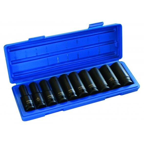 Asta Zestaw nasadek udarowych 6-kątnych 10-24mm długich 10szt. (914010P-1) 3184140 5901583510151
