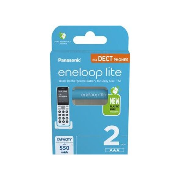Panasonic Akumulator Lite AAA / R03 550mAh 2 szt.