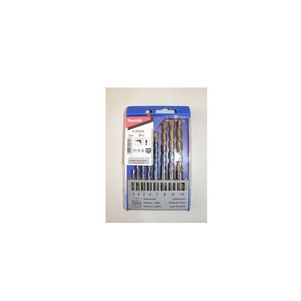 Wiertło Makita do betonu walcowe 7 4 5 3 6 10 8 9mm zestaw (P-60006) 3187555 88381990523
