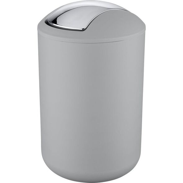 Kosz na śmieci Wenko Kosz na śmieci BRASIL GREY, szary - 6,5 l, WENKO