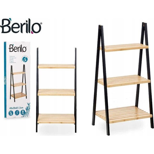 Berilo Regał BAMBOO GLOW, 40 x 30 x 81,5 cm