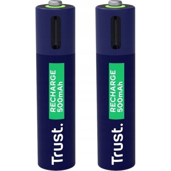Trust TRUST Nabíjecí baterie AAA, USB-C, 2ks