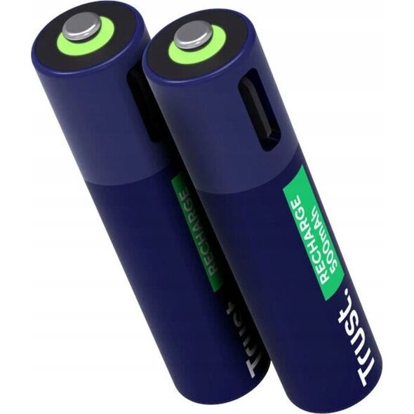Trust TRUST Nabíjecí baterie AAA, USB-C, 2ks