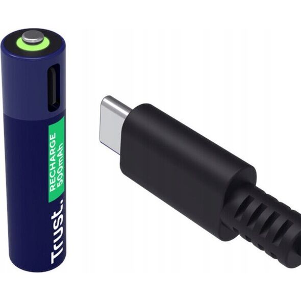 Trust TRUST Nabíjecí baterie AAA, USB-C, 2ks