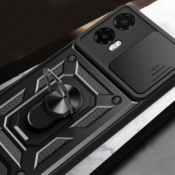 Case MOTOROLA MOTO G35 5G Tech-Protect Camshield Pro black 5906302370160