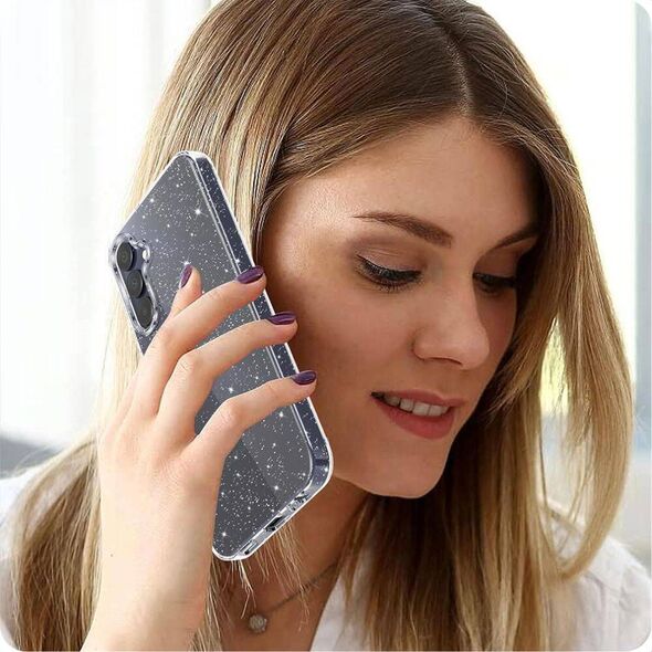 Case SAMSUNG GALAXY A16 Tech-Protect Flexair Glitter transparent 5906302372768