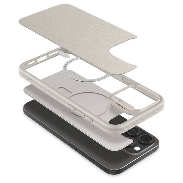 Case IPHONE 16 PRO MAX Spigen Cyrill Kajuk MagSafe Cream 8809971232777