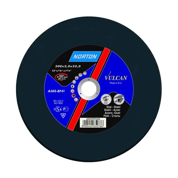 Norton Clipper Tarcza do cięcia Vulcan Metal A 30 S-BF41 350 x 32 x 3,5mm (66252925470) 3192962 5900442650823
