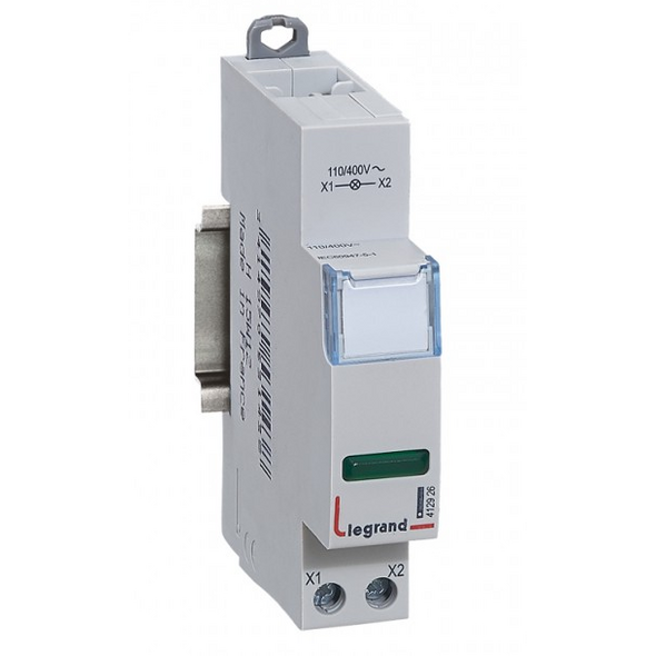 Legrand Lampa pojedyncza Led zielona 110/400V (412926) 3244937 3414970531438