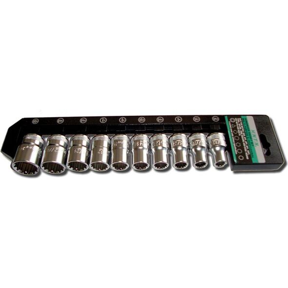 Honiton Zestaw nasadek 12-kątnych 1/2" 10-24mm 10szt. (HA401) 3326978 5900774554011