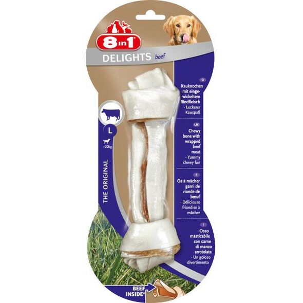 8in1 Przysmak 8in1 Beef Delights Bone L 1 szt. 1104259 4048422108825