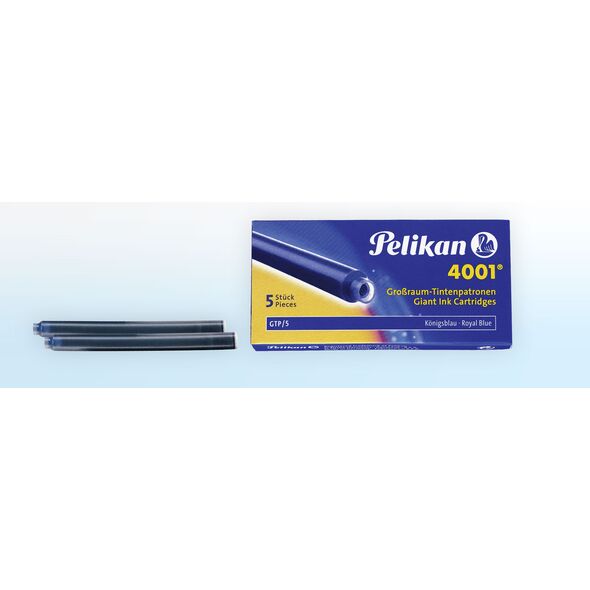 Pelikan Naboje dĹ‚ugie GTP/5 niebieski 1249293 4012700310743